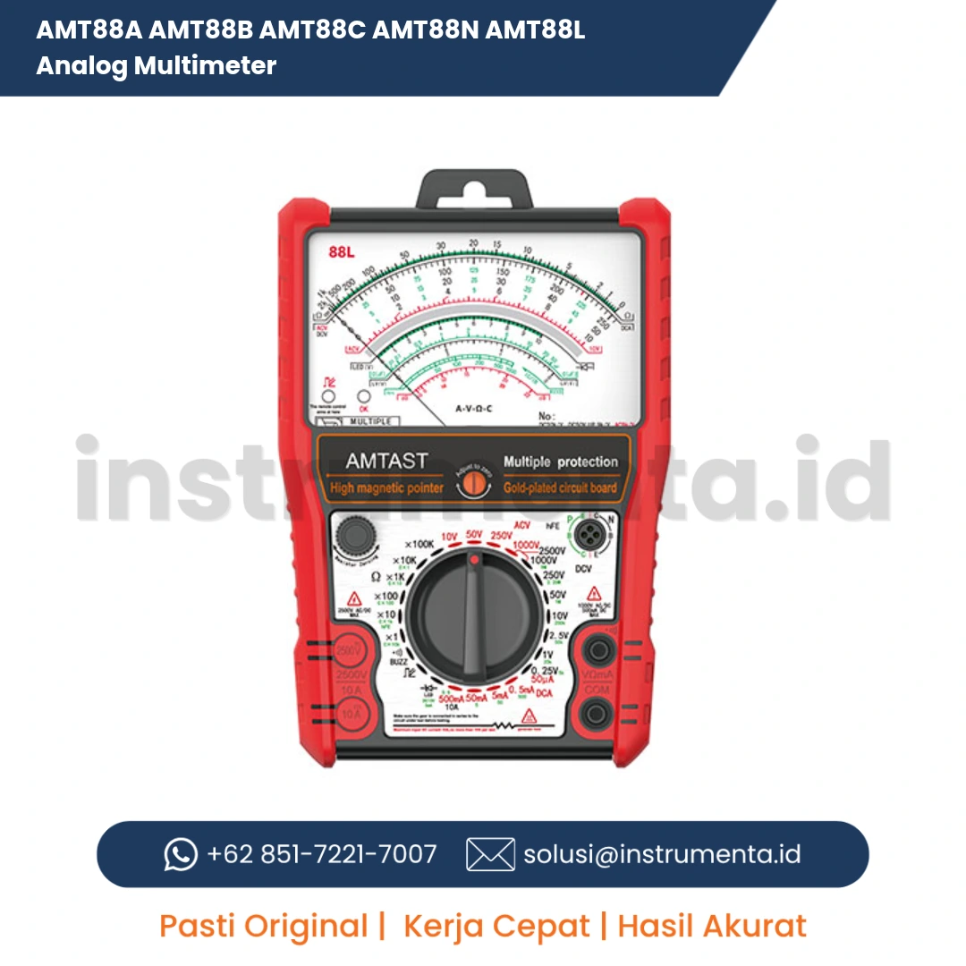 Ready Stock AMT88A AMT88B AMT88C AMT88N AMT88L Analog Multimeter Alat Ukur Tegangan dan Arus Listrik Multitester Jarum